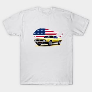 Classic Camaro USA Print T-Shirt